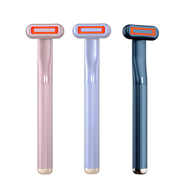 Latest 5 In 1 Dual Color Facial Beauty Red Light Therapy LED Wand Handheld Neck Face Beauty
